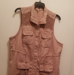 Maurices Pink Utility Vest